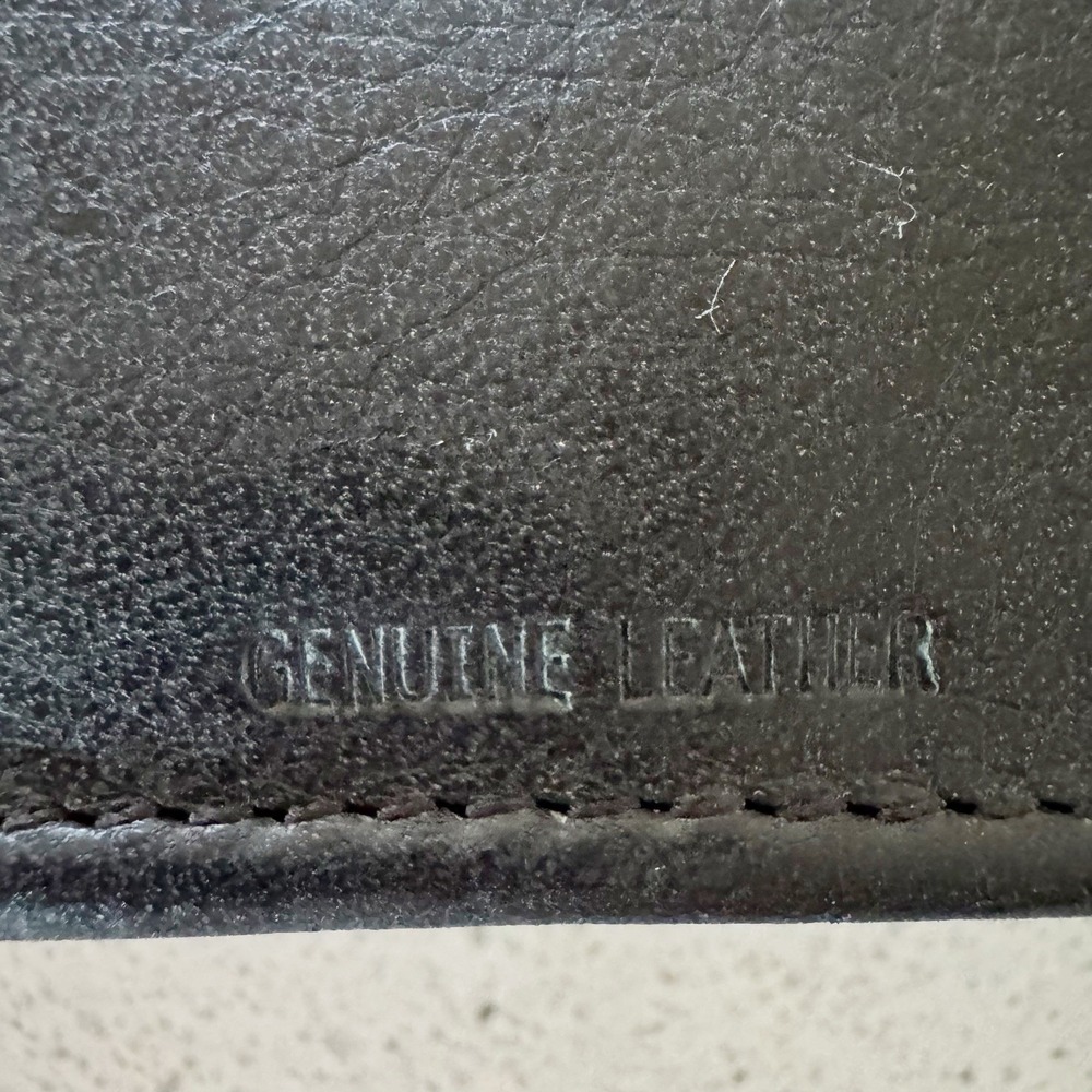 Amity Genuine Leather Black Wallet New Old Stock Women - Picture 2 of 6
